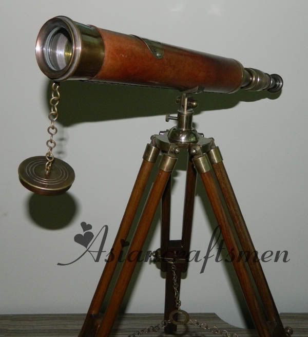 GREAT MASTER BRASS TELESCOPE, W.OTTWAY &Co. BRASS TELESCOPE harbour