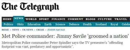 Telegraph on Savile: click to read more