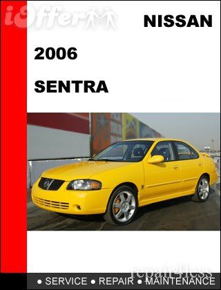 2006 Nissan sentra service and maintenance guide #8
