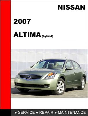 2007 Nissan altima hybrid owners manual #9