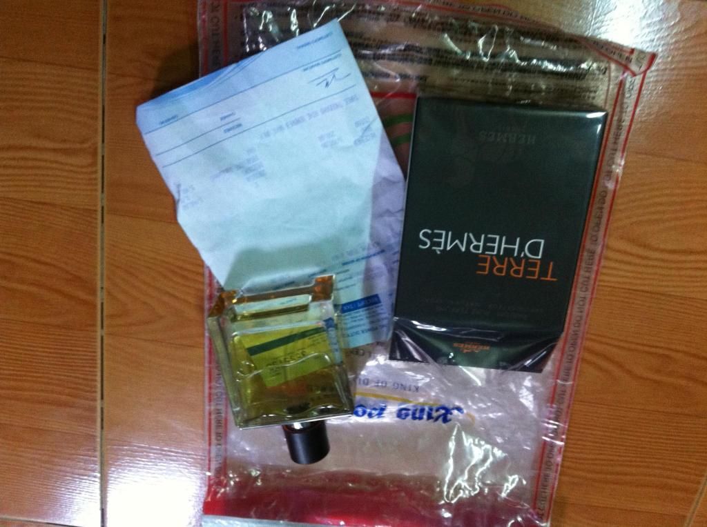 Bán chai Hermes terre pure pafume mua duty free sân bay quốc tế Thái Lan. - 2