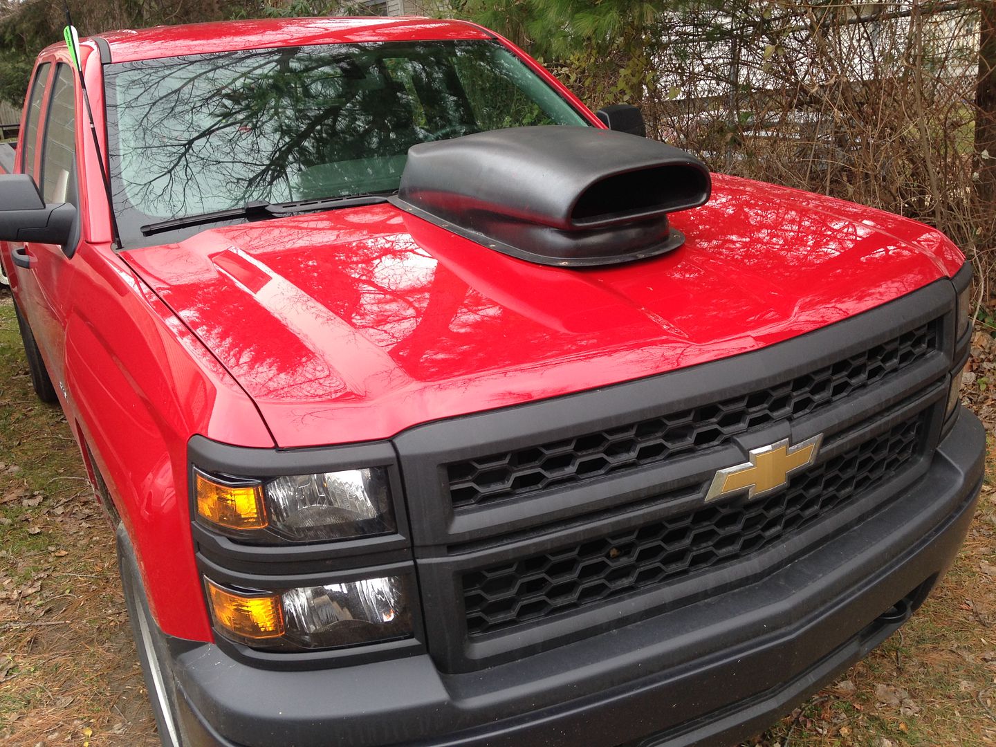 fun with the new huge snorkel hoodscoop