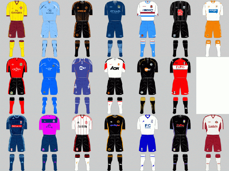 away kits premier league