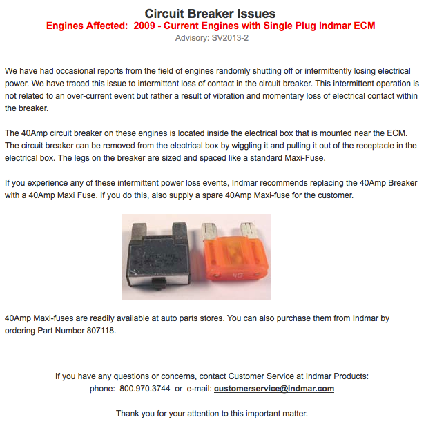 Boat Stalling Maintenance, Tech Info & Troubleshooting