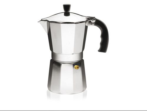 IMUSA Stovetop Six-Cup Coffee Maker Red Coffee