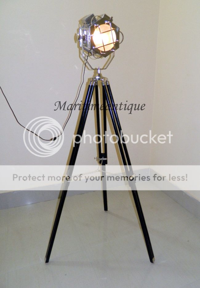 Search Light Floor Tripod Lamp Nautical Search Light Floor Lamp