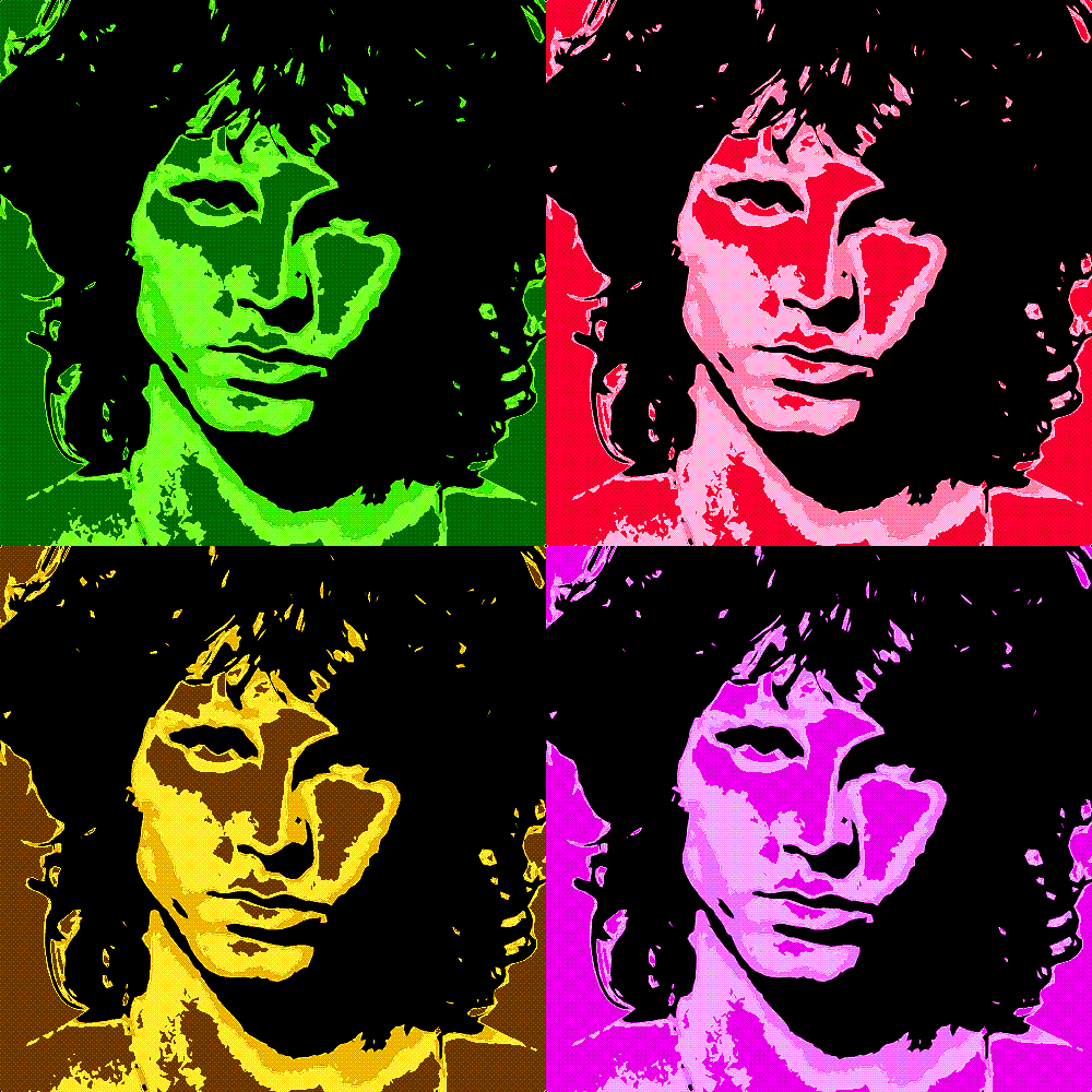 Jim Morrison Pop Art gif by billybob357 | Photobucket